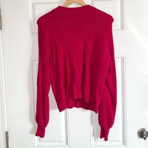 Forever 21 Cozy Red Long Sleeve Stretchy Turtleneck Sweater